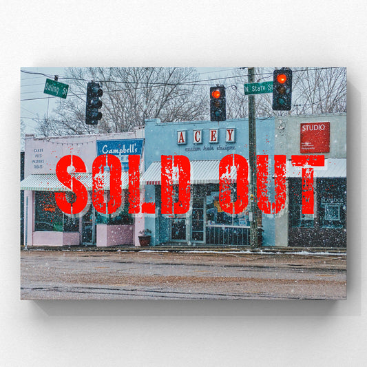 Snowy Fondren Print (11x14)