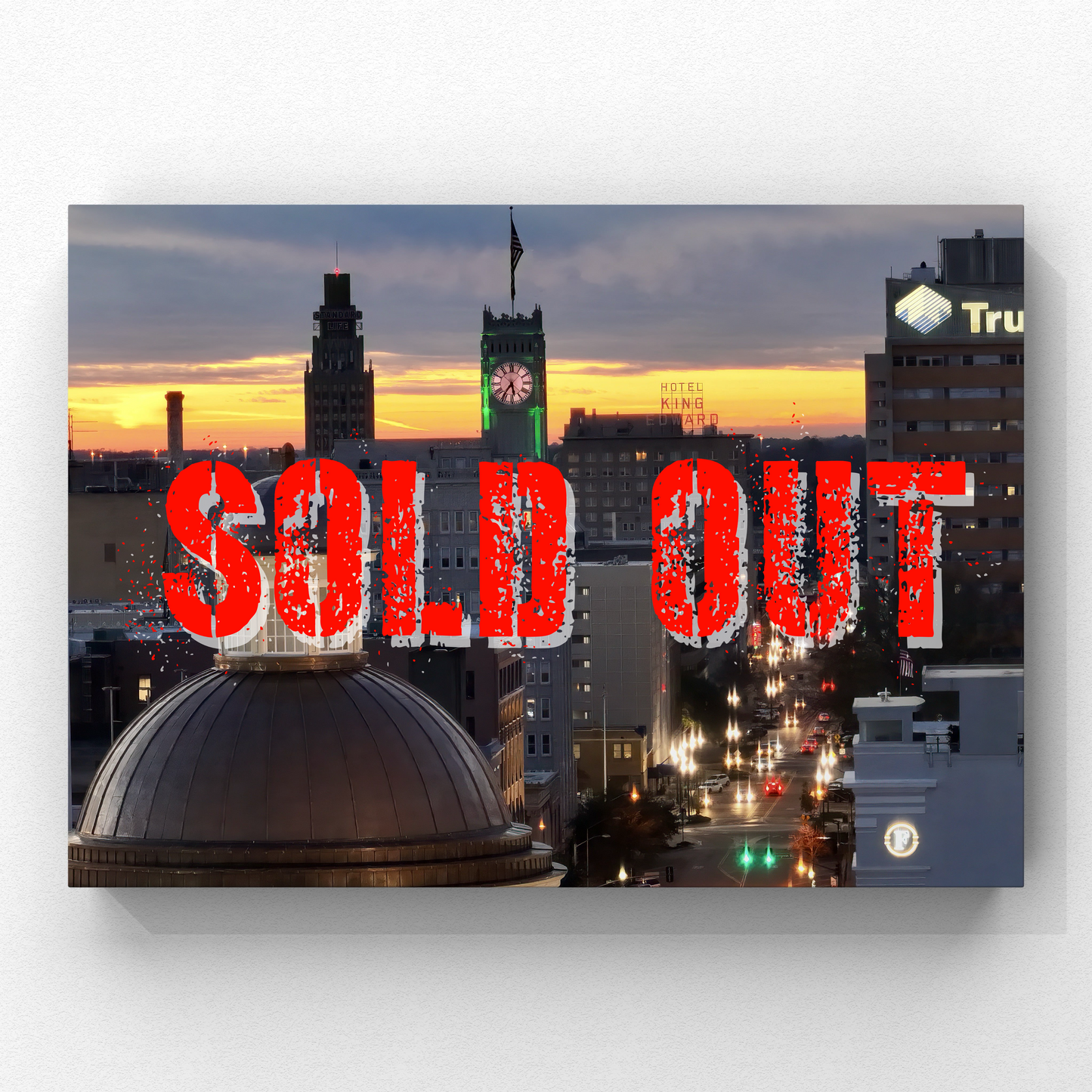 Capitol Street Architecture Print (11x14)